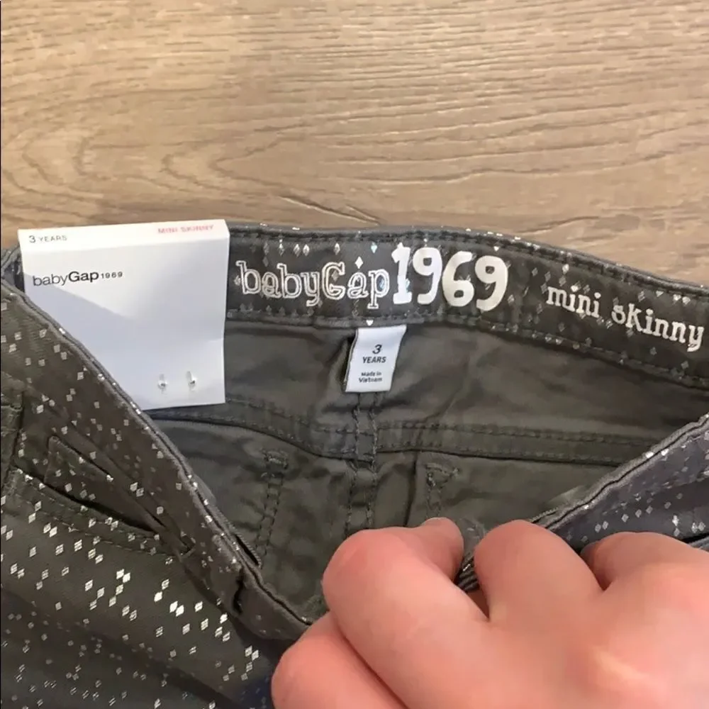 Gap mini skinny adjustable waist pants